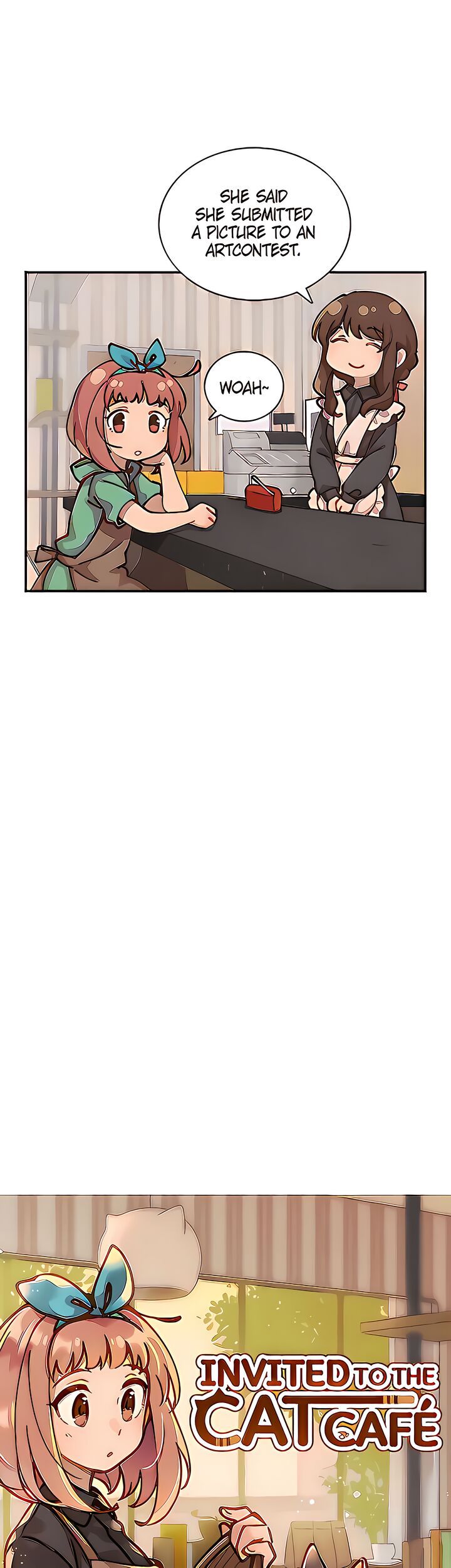 INVITED TO THE CAT CAFÉ Manhwa - Chapter 41 Page 1