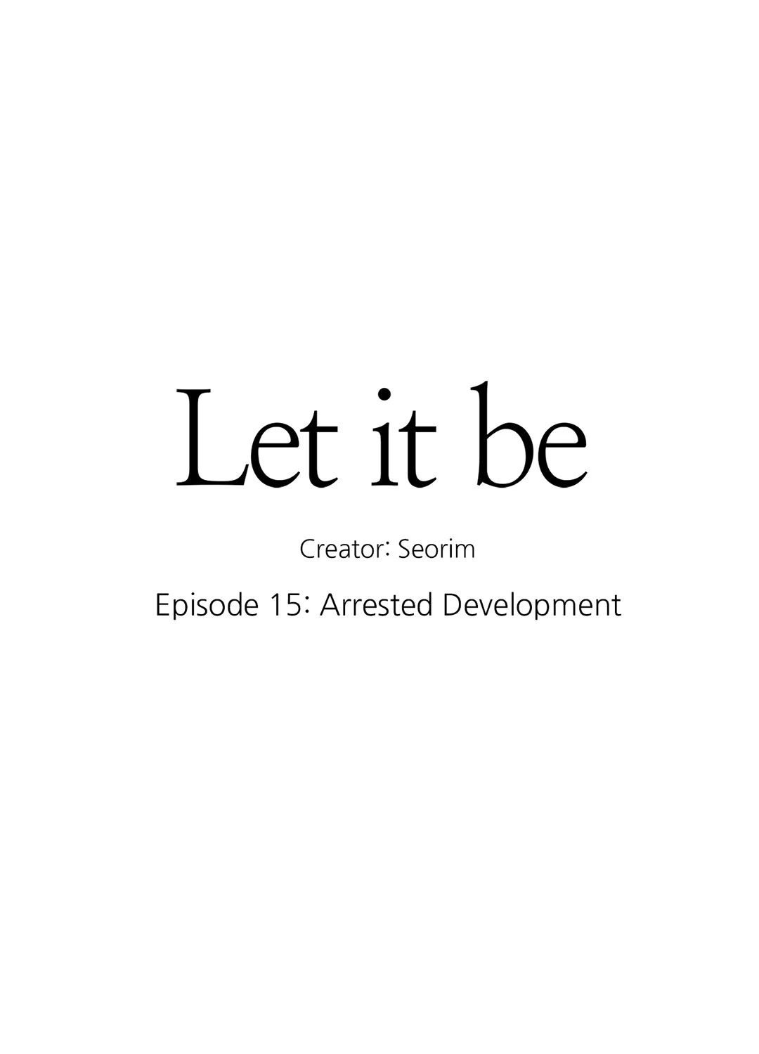 Let it be Manhwa - Chapter 15 Page 12