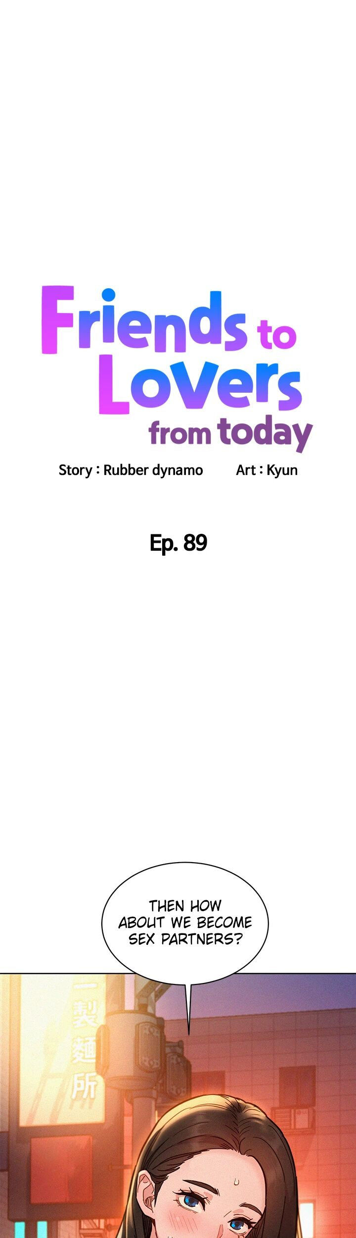 Friends to Lovers from Today Manhwa - Chapter 89 Page 0