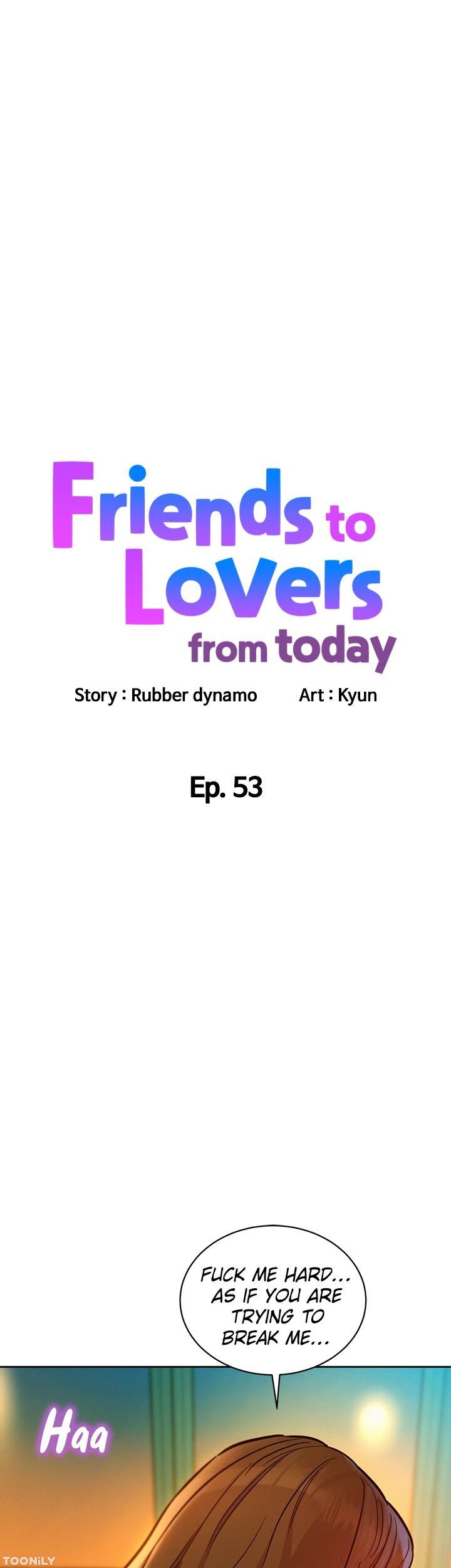 Friends to Lovers from Today Manhwa - Chapter 53 Page 0