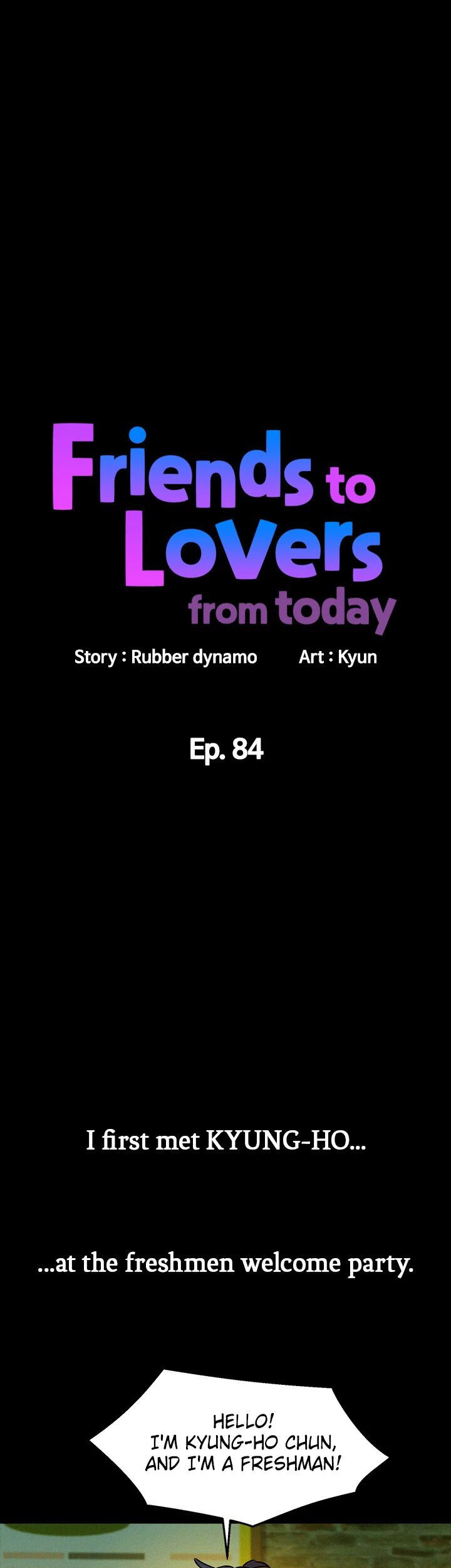 Friends to Lovers from Today Manhwa - Chapter 84 Page 0