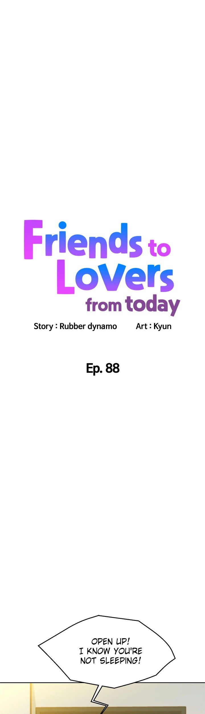 Friends to Lovers from Today Manhwa - Chapter 88 Page 0