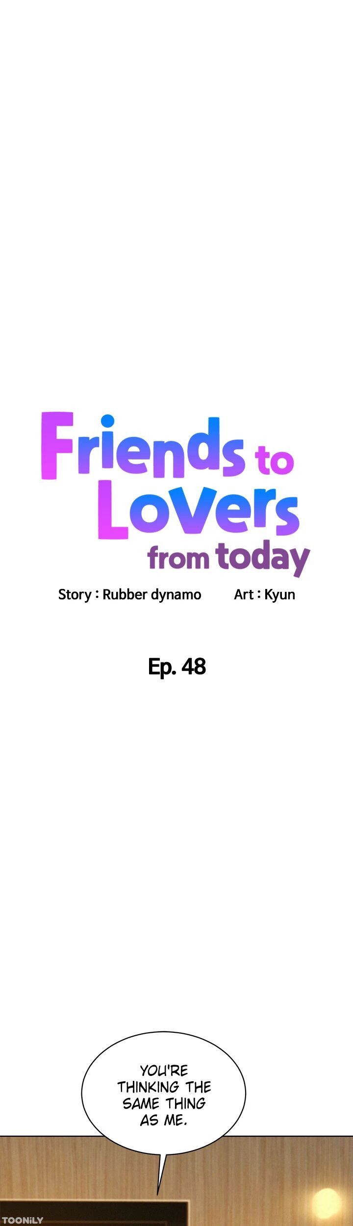 Friends to Lovers from Today Manhwa - Chapter 48 Page 0