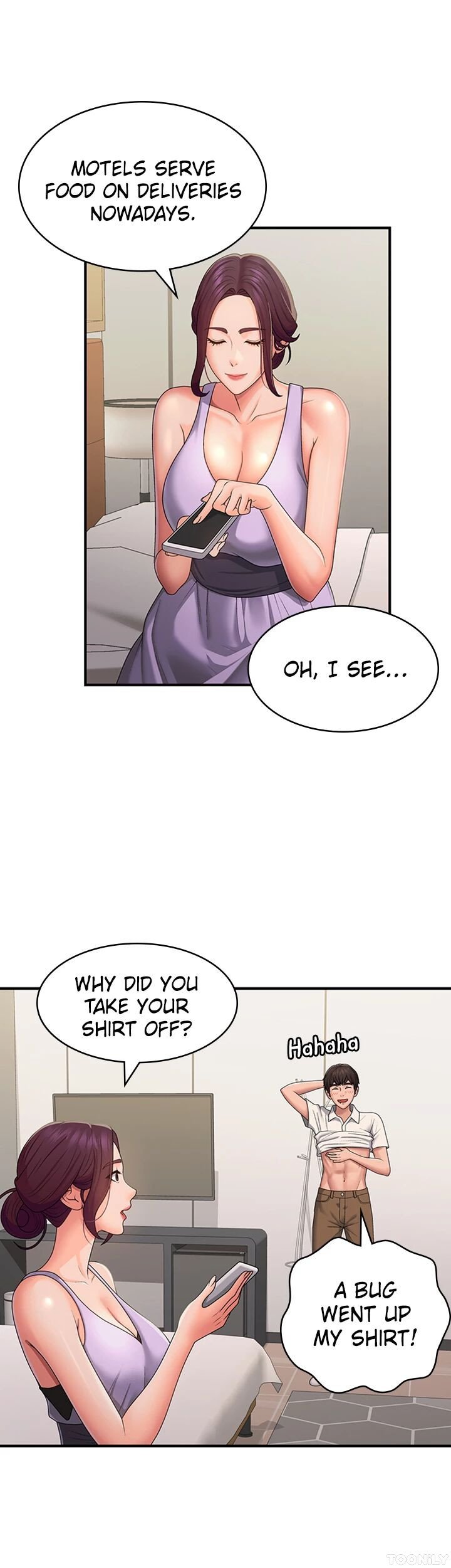 My Aunt in Puberty Manhwa - Chapter 58 Page 12