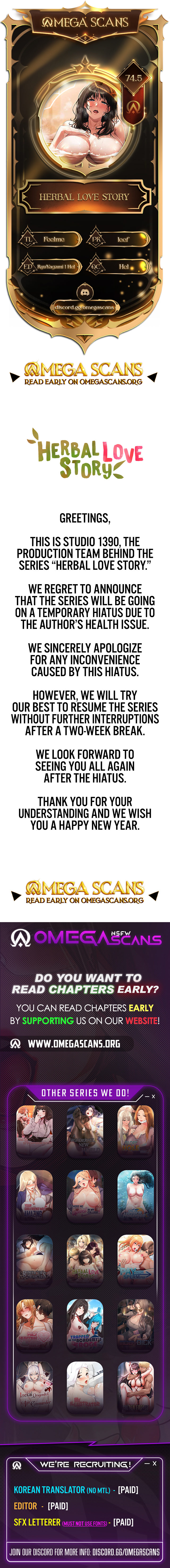 Herbal Love Story Manhwa - Chapter 74.5 Page 0