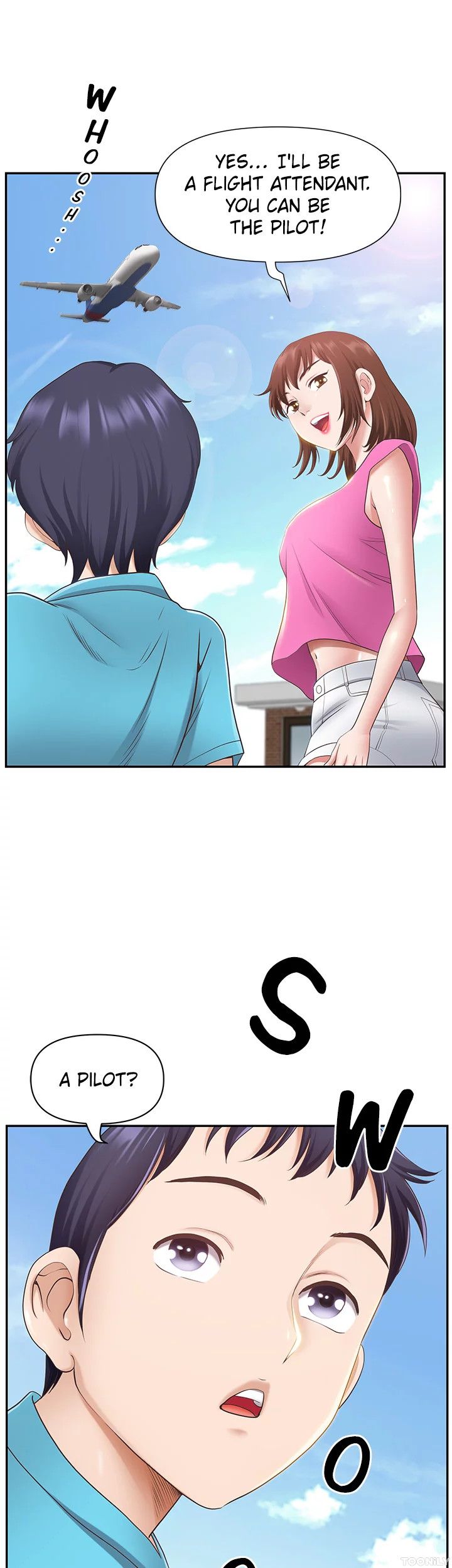 On an Airplane Manhwa - Chapter 1 Page 12