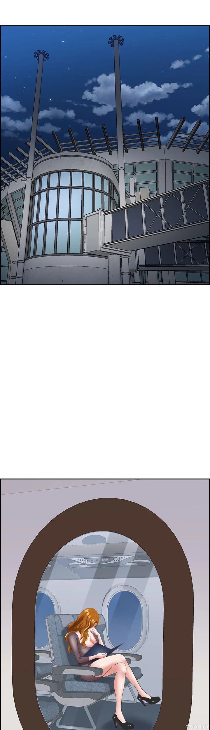 On an Airplane Manhwa - Chapter 32 Page 38