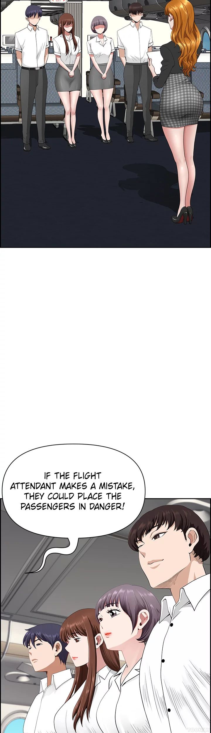 On an Airplane Manhwa - Chapter 12 Page 59