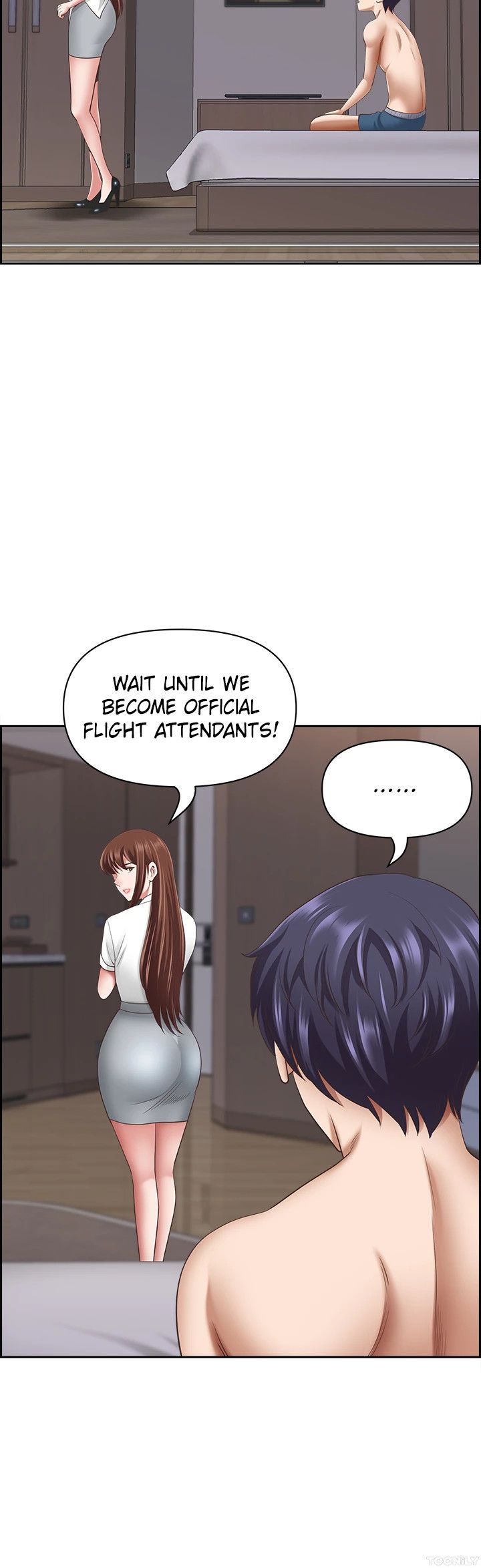 On an Airplane Manhwa - Chapter 35 Page 14