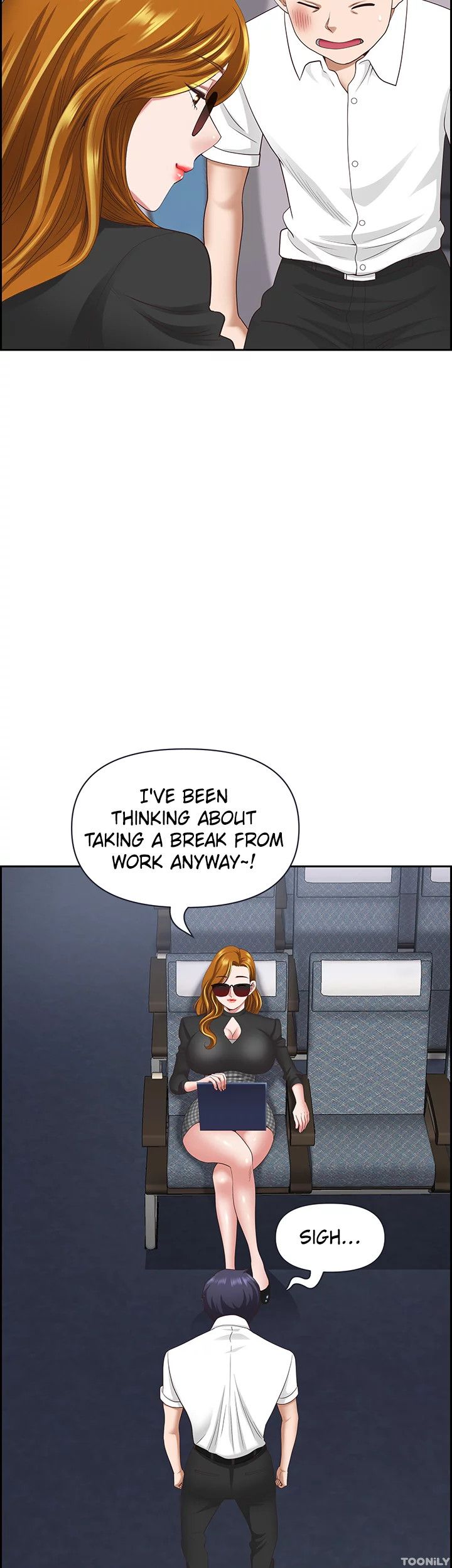 On an Airplane Manhwa - Chapter 14 Page 17