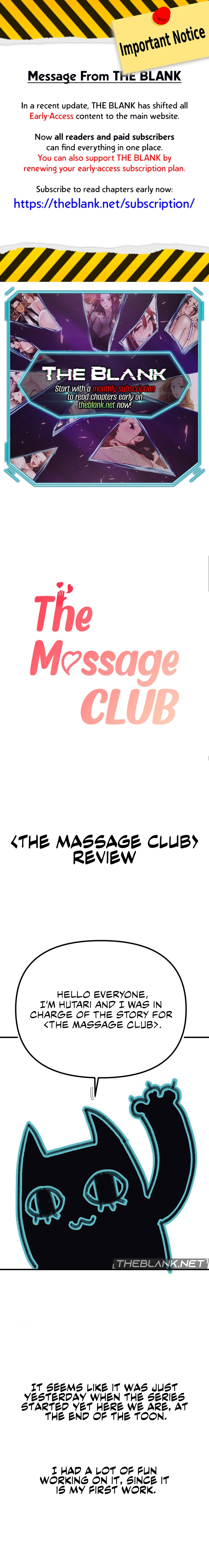 The Massage Club Manhwa - Review Page 0