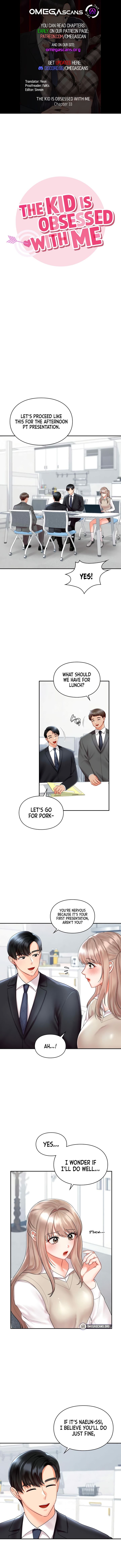 The Kid Is Obsessed With Me Manhwa - Chapter 33 Page 0