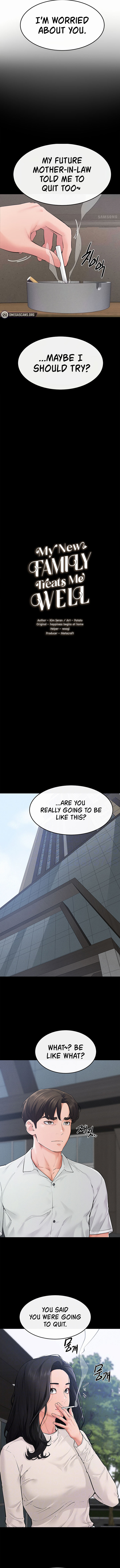My New Family Treats Me Well Manhwa - Chapter 84 Page 1