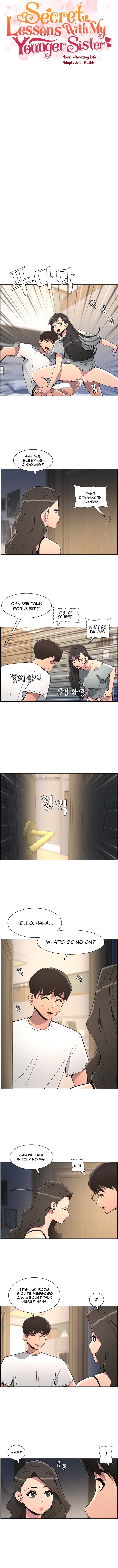 Secret Lessons With My Younger Sister Manhwa - Chapter 37 Page 1