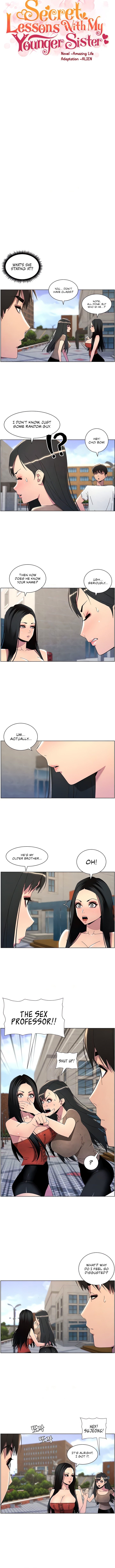 Secret Lessons With My Younger Sister Manhwa - Chapter 28 Page 1