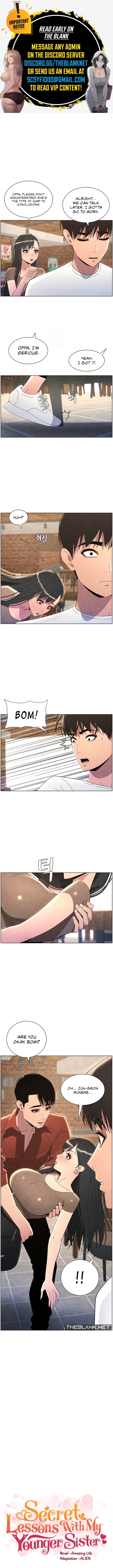 Secret Lessons With My Younger Sister Manhwa - Chapter 29 Page 0