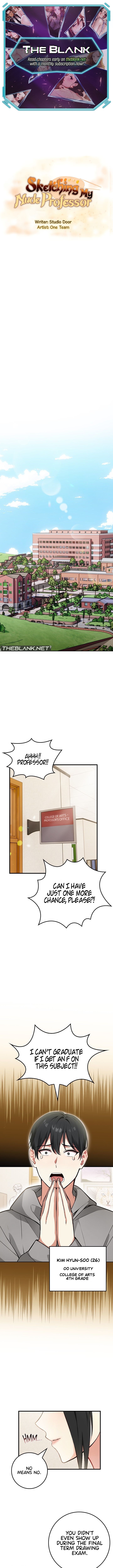 Sketching my Nude Professor Manhwa - Chapter 1 Page 0