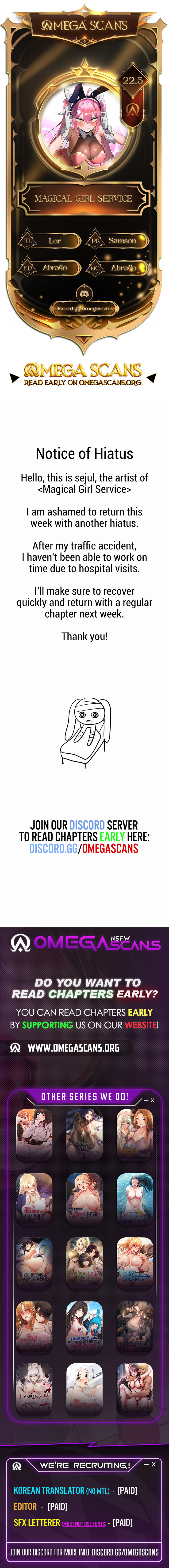 Magical Girl Service Manhwa - Chapter 22.5 Page 0