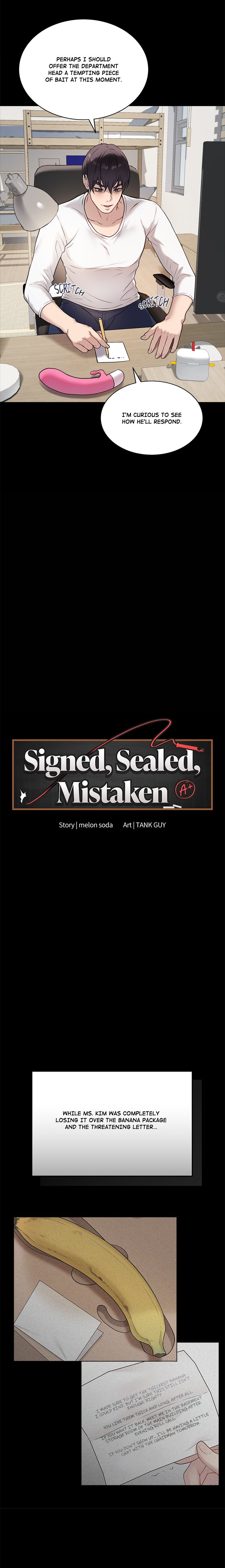 Signed, Sealed, Mistaken Manhwa - Chapter 3 Page 4