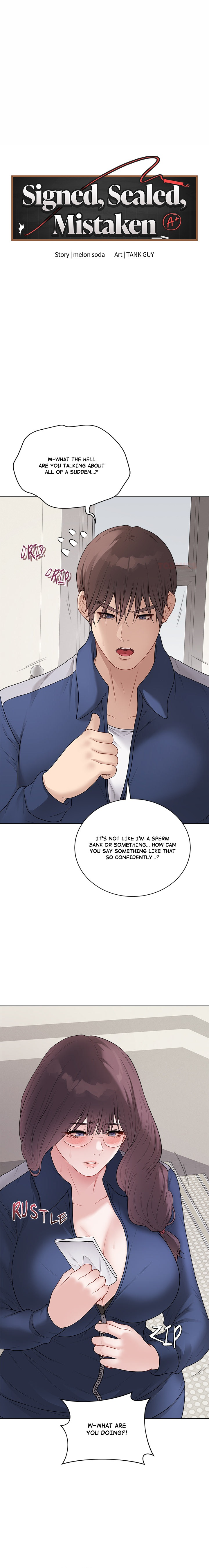 Signed, Sealed, Mistaken Manhwa - Chapter 33 Page 0